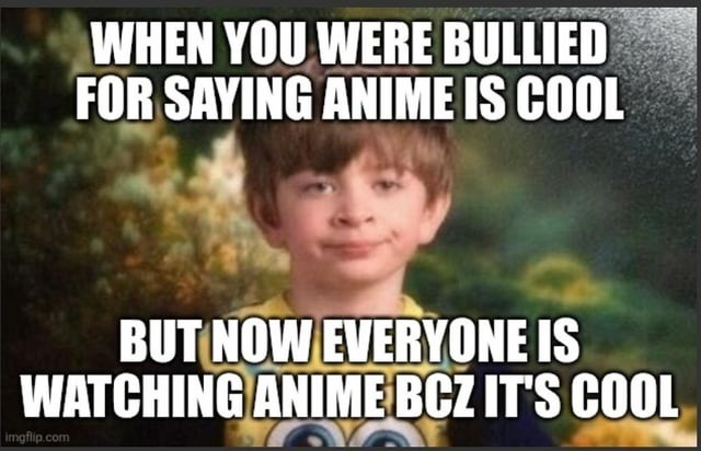 they laughed at my anime arc - meme
