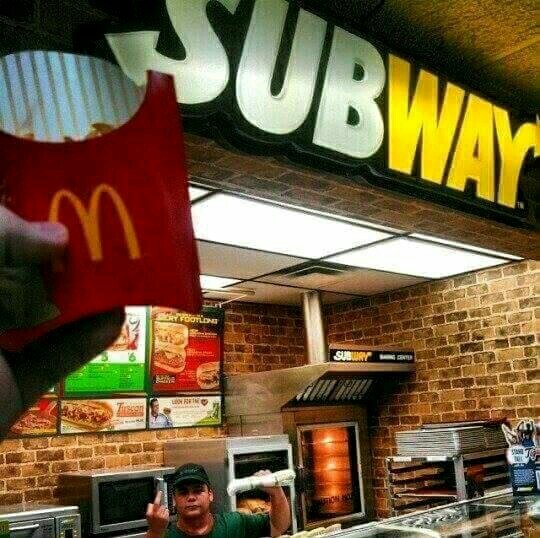 Subway workers are the best - meme