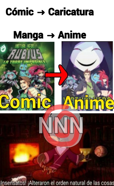 ¿Del comic del rubius hacen un anime? - meme