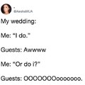 My wedding