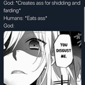anime disgusts god