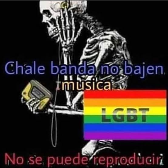 Xd la música gay - meme