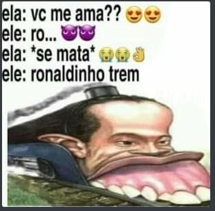 Ronaldinho trem - meme
