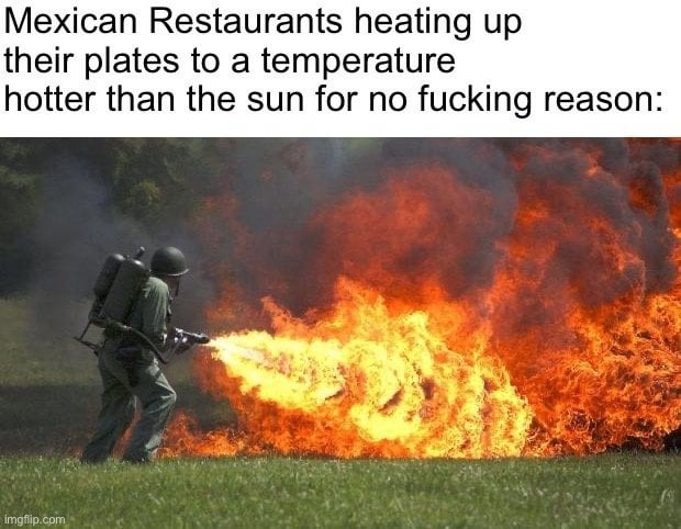 Mexican restaurant meme