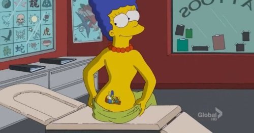 Marge siempre ha sido asi de sexy - meme