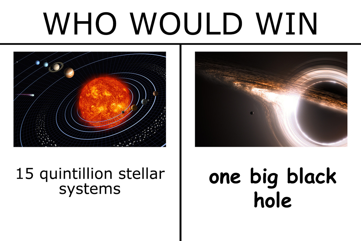 OC - Big Black Hole ( ͡° ͜ʖ ͡°) - meme