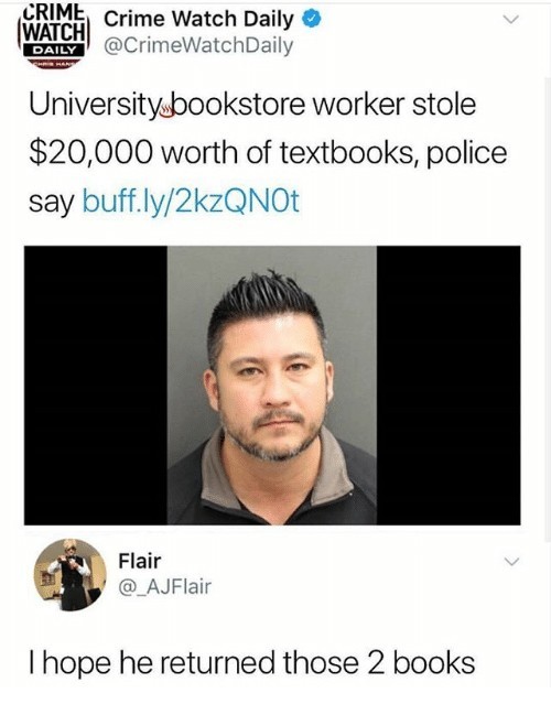 He's been book in the county jail - meme