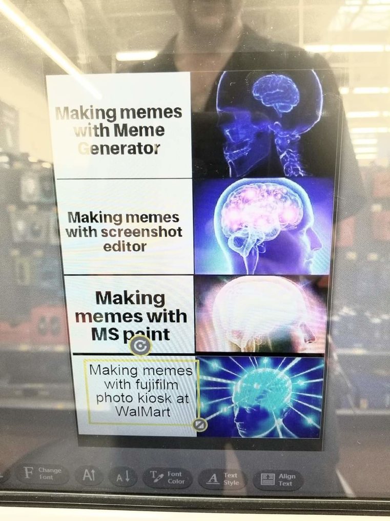 Oh yeah, it's big brain time - meme