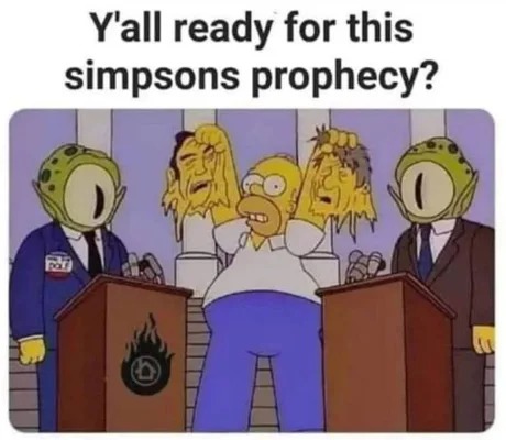Simpsons prophecy - meme