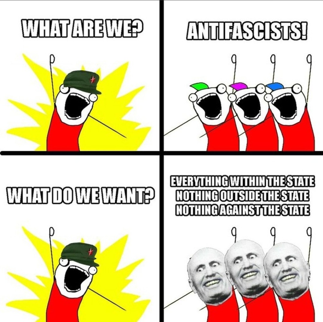"""Antifascists""" - meme