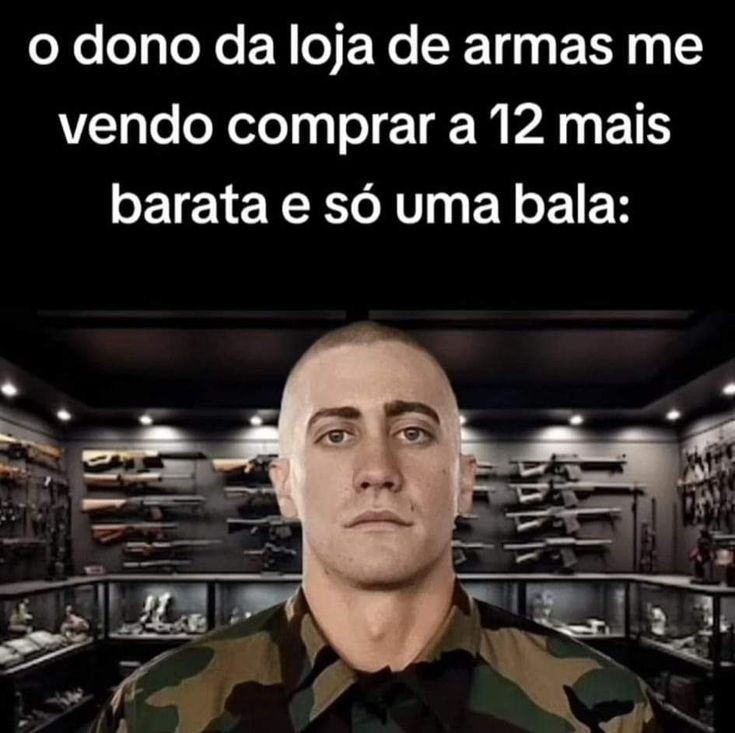 Loja de armas - meme