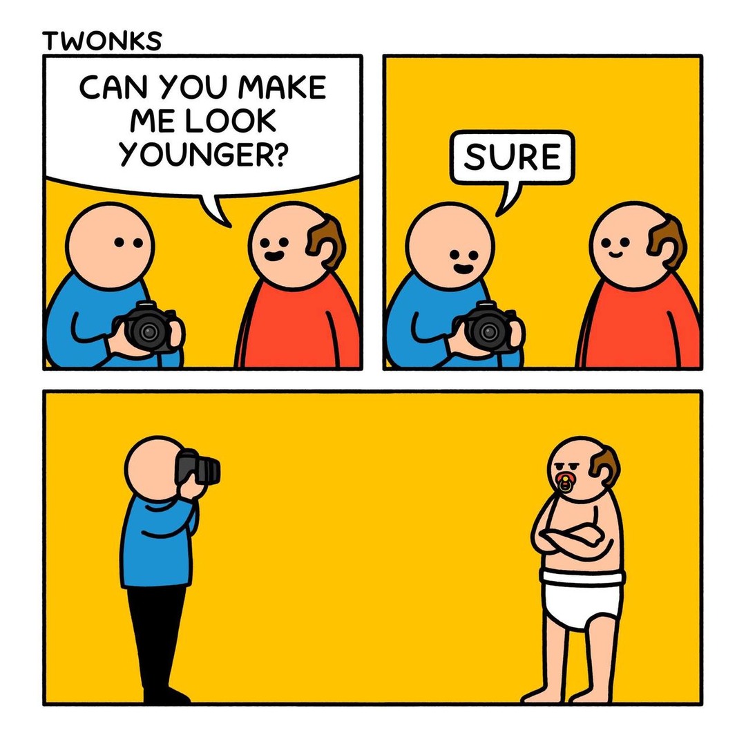 making you younger - meme
