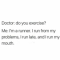 I run