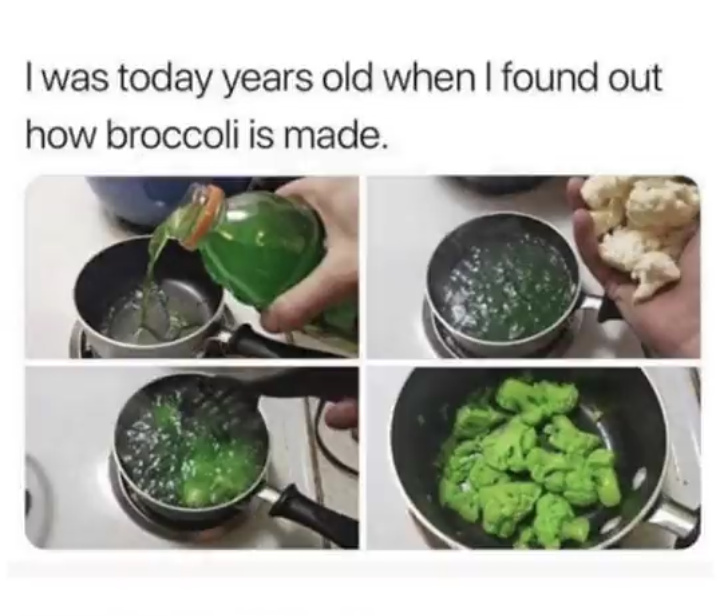 How is cauliflower made then? Hmm Meme by xRockinZombiex ) Memedroid