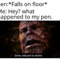 Why do pens do that.