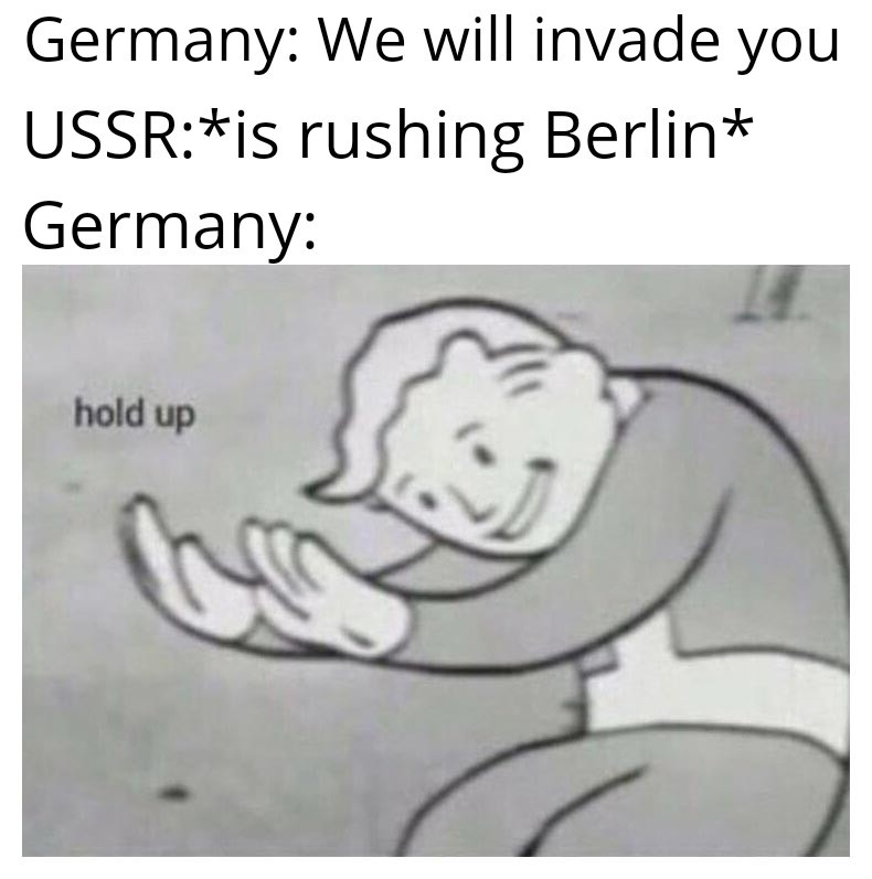 Invading in Germany - meme