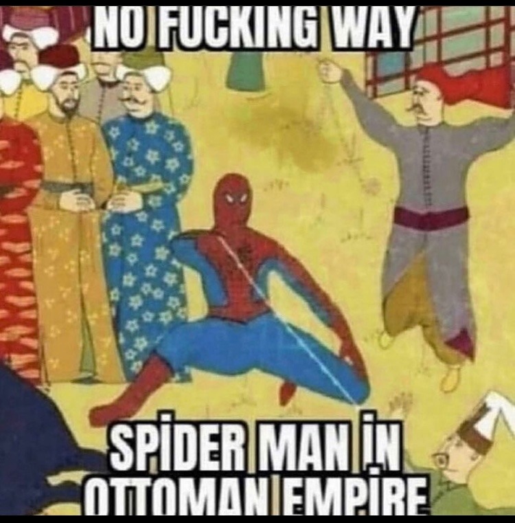 it’s spiderman - meme