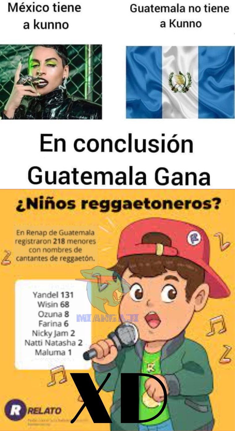 Guatemala: Tiene a Ricky sin F. Colombia: No tiene a Ricky sin F. En conclusión Colombia gana. - meme