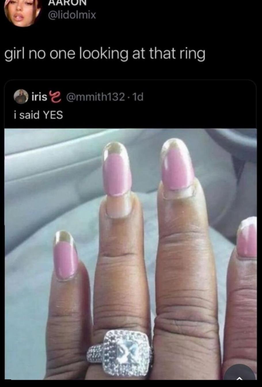 Girls with white nail polish : r/memes
