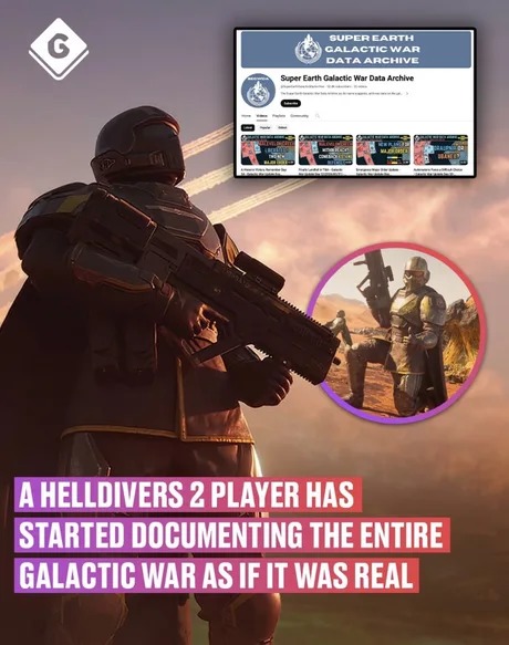 Helldivers 2 is being documenting - meme