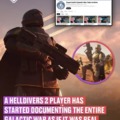 Helldivers 2 is being documenting
