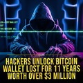 Hackers unlock Bitcoin wallet