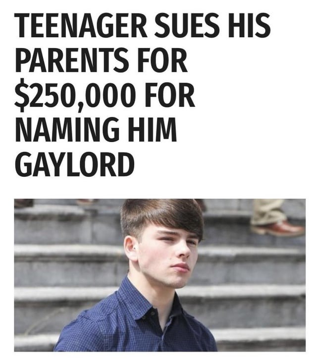 He's the gaylord - meme