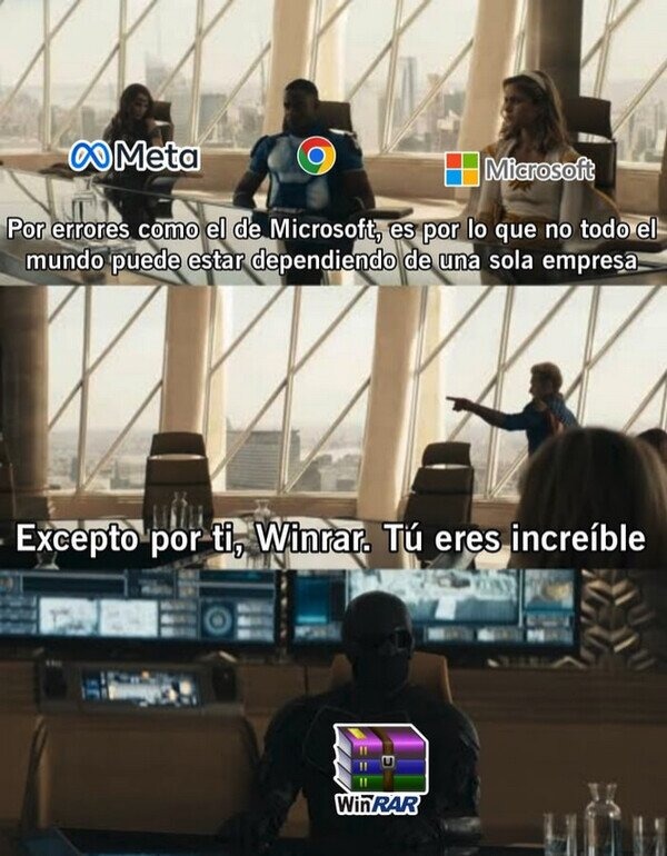tu winrar eres increíble - meme