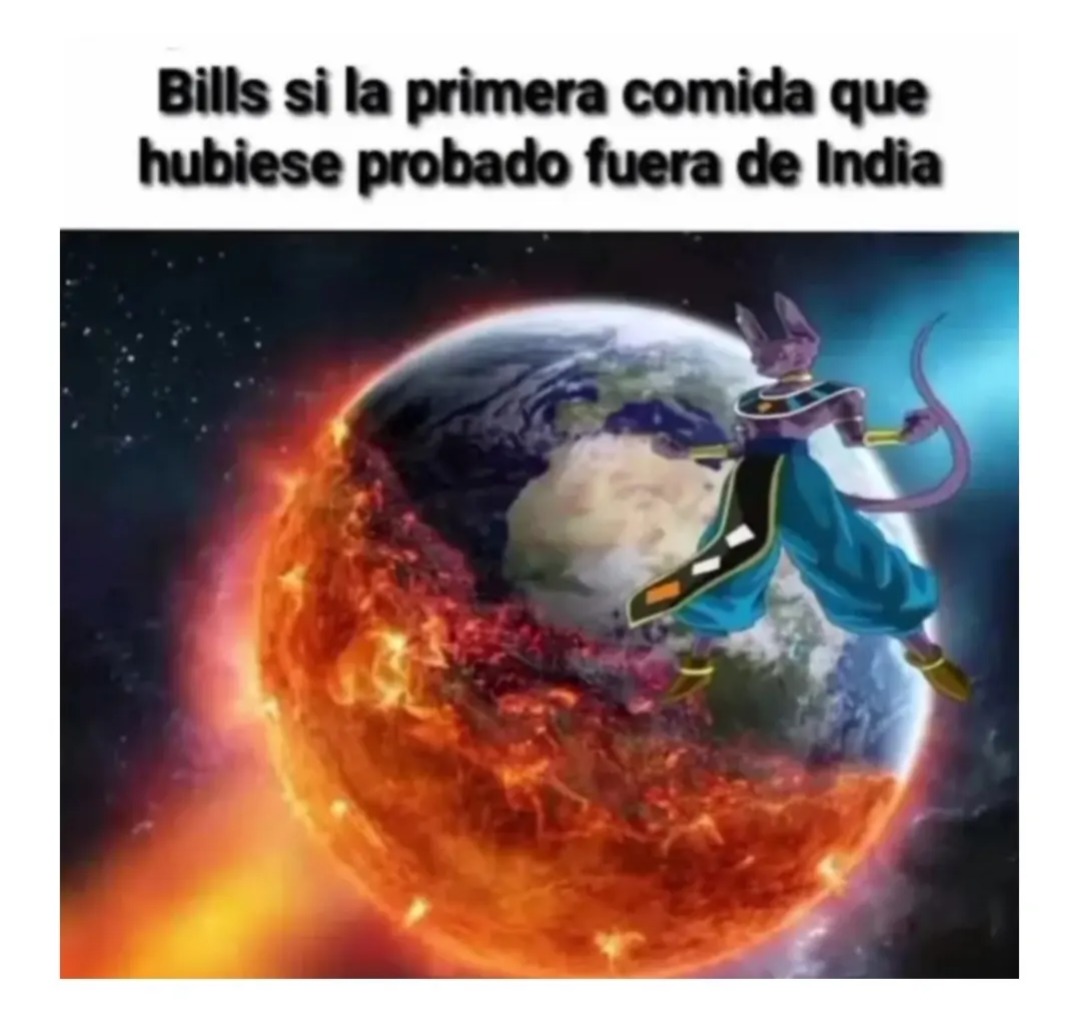 No probó el asado - meme