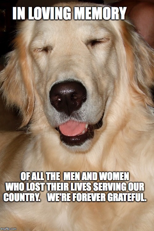 Forever grateful for those who gave it all - meme