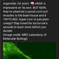 some cool/creepy science I wanted to share with yall. Source: Seeker