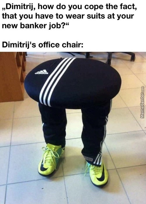 a new chair - meme