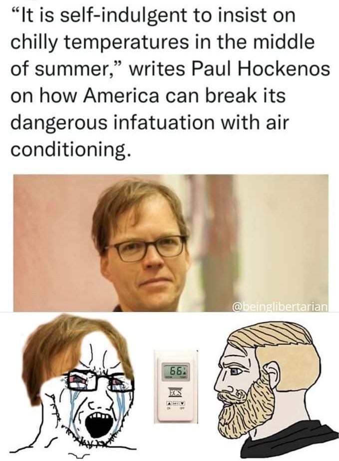 Air conditioning go brrr - meme
