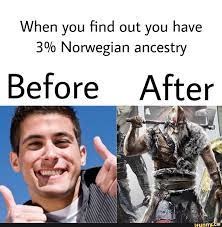 I am related to vikings! - meme