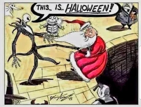 THIS IS HALLOWEEN CLAUS - meme