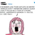 Another example of a "woman" on tw*tter.