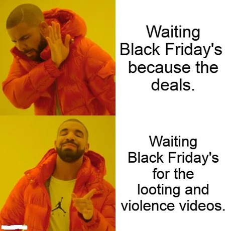 Waiting Black Friday meme