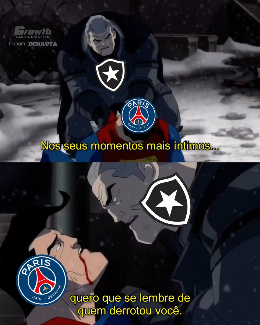 Deu ruim pro PSG - meme