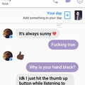 White friend turned black