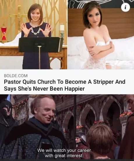 There is female pastor? - meme