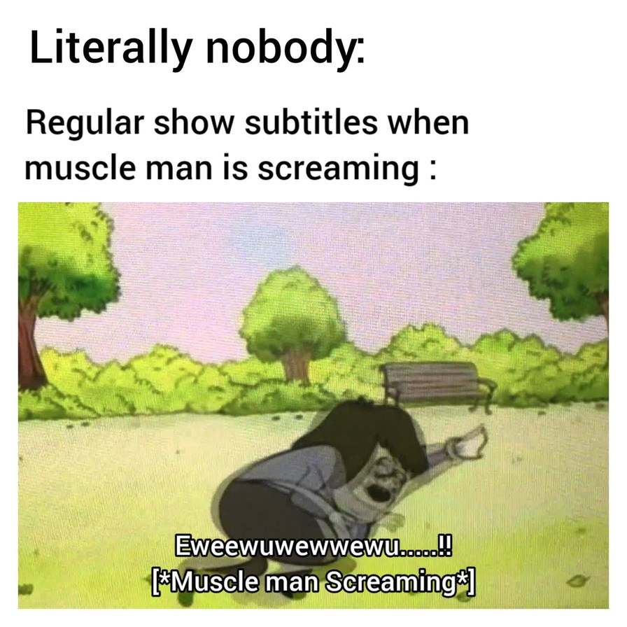 Muscle man - meme