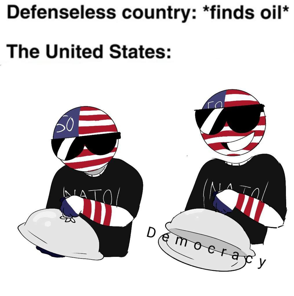 When another contury gets oil - meme