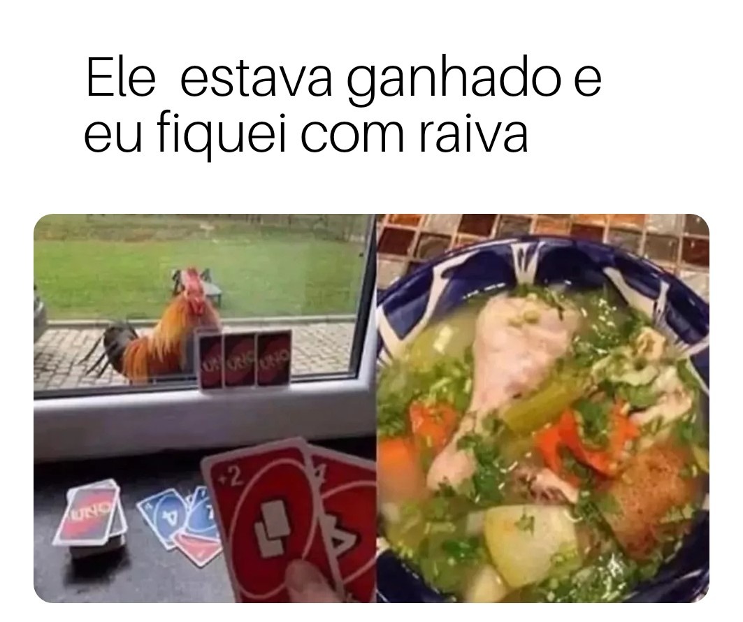Rinha de Galo diferenciada. - meme
