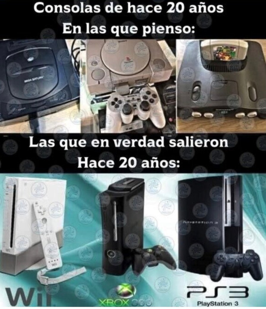 pensaba que la PS3 era más vieja… hasta que hago cuentas - meme