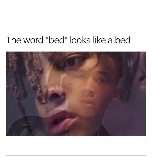 Sleeping bed - meme