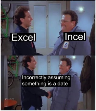 Excel vs incel - meme