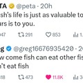 Fish are food not friends