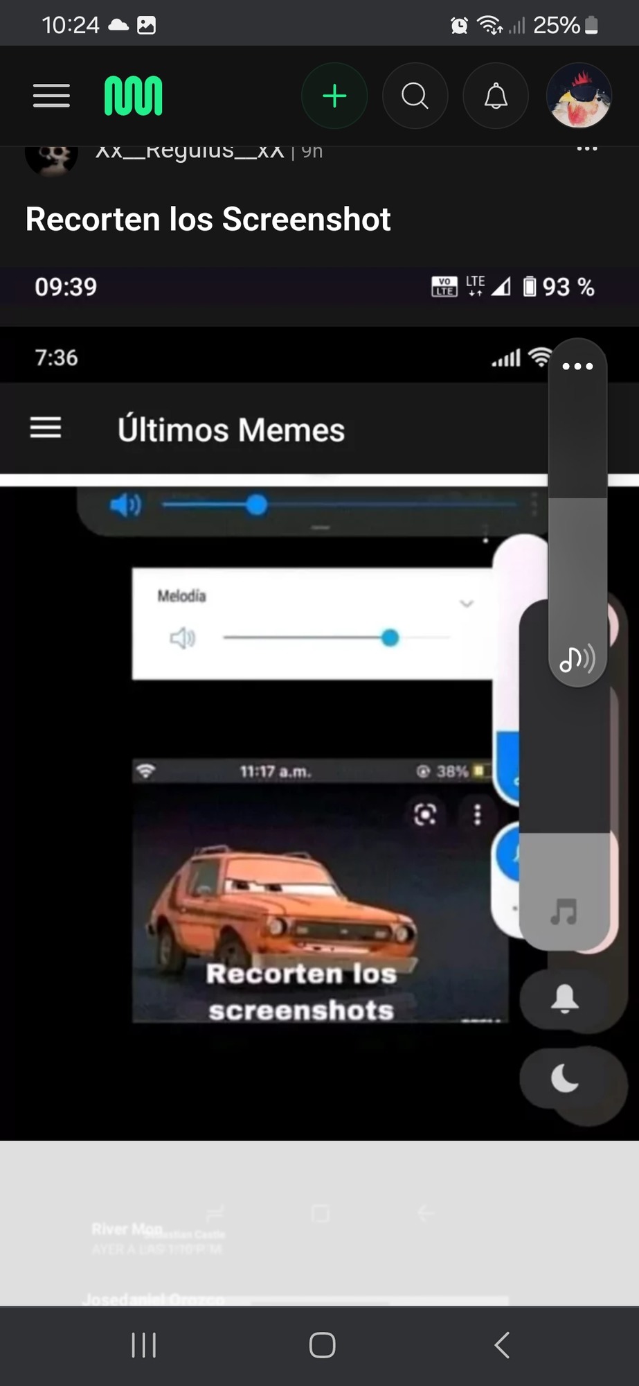 Recorten los screenshots - meme