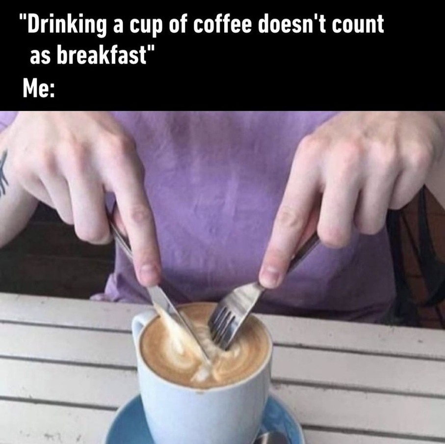Cafè com leite - meme