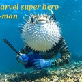 New marvel hero Puffer-man